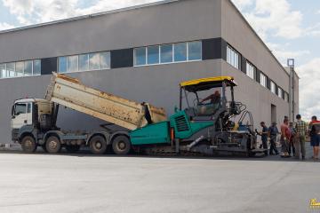 Асфальтирование территории предприятия по переулку Стебенева, 6 (Минск) 2025