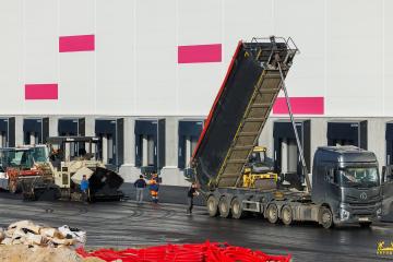 Асфальтирование территории складского комплекса в индустриальном парке «Великий камень» (65 903 м²) 2025