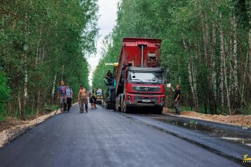 Строительство подъездной дороги «Колодищи — Зеленая Гавань» 2025