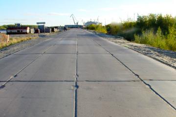 Строительство дорог, устройство дорожных покрытий из сборных железобетонных плит